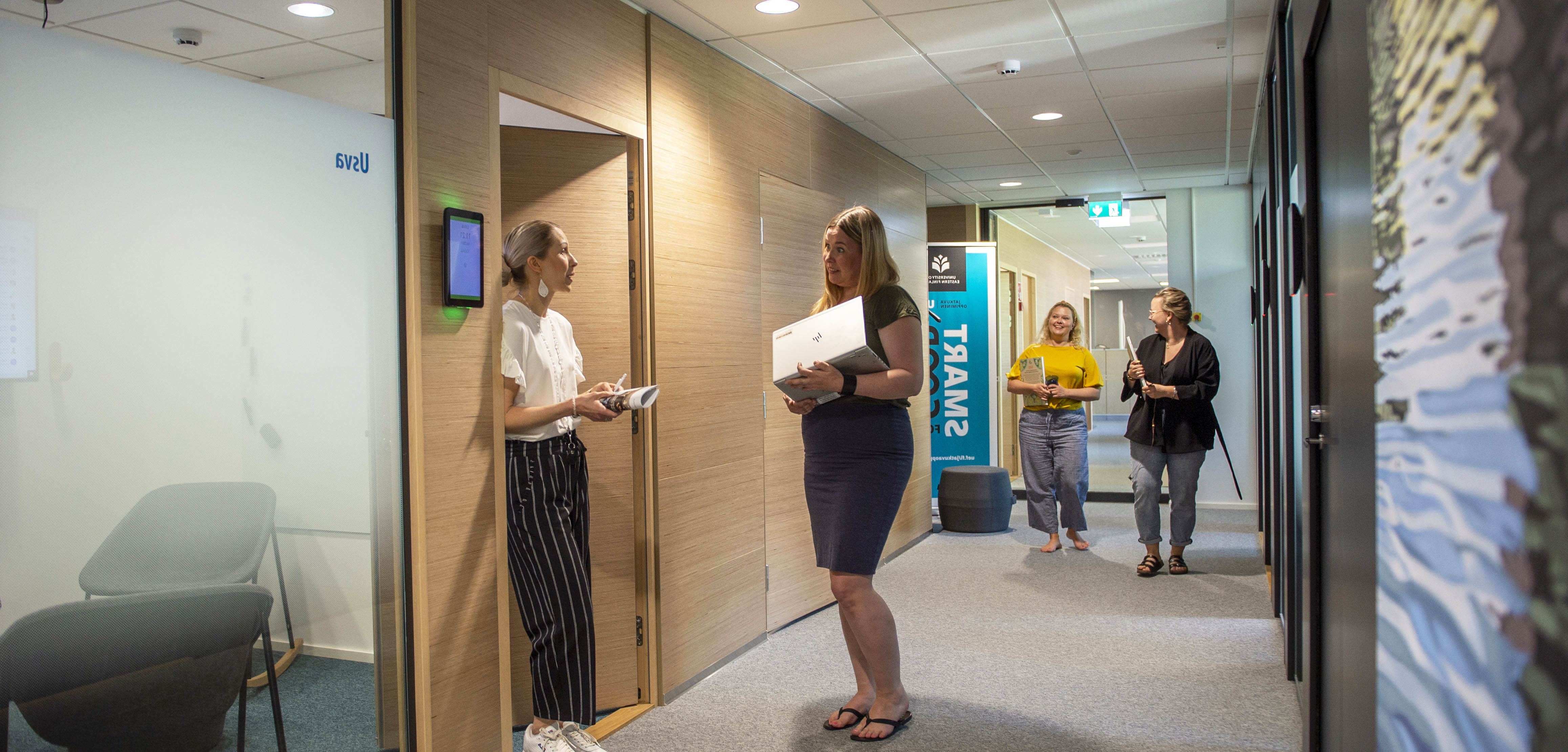 JO käytäväkeskustelu JOKn tilat peilikuva