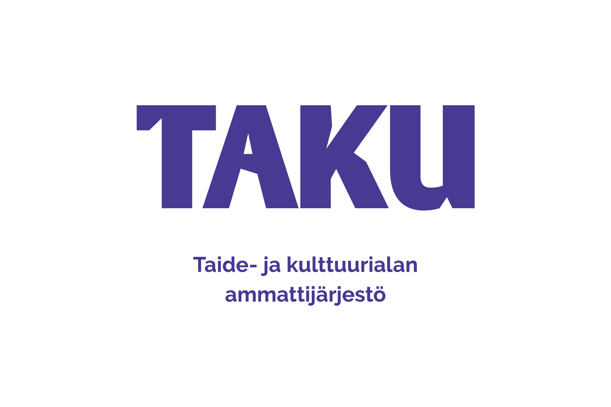 logo Taide- ja kulttuurialan ammattijärjestö TAKU ry.