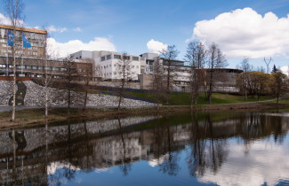Kuopio University Hospital buildings.