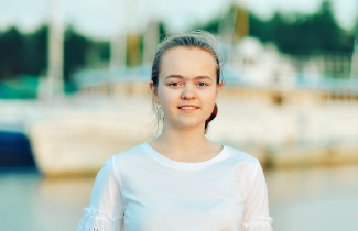 Venäjän kielen opiskelija Anastasiia Lavrenchuk 