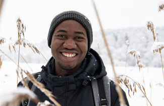 UEF Lähettiläs talvimaisemassa