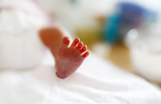 Vauvan jalka.