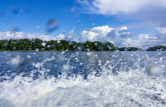 Lake and sky.