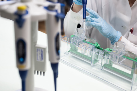 Pipetointia laboratoriossa