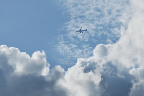Lentokone taivaalla