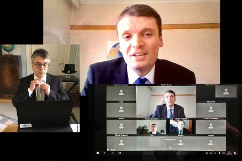 Ruutukaappaus verkossa pidetystä väitöstilaisuudesta