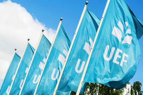 UEF flags.