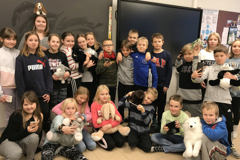 4 a luokan ryhmäkuva.