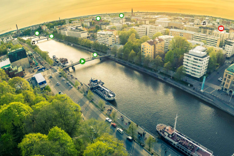 SENSOTRA-hankkeen kuvituskuva.