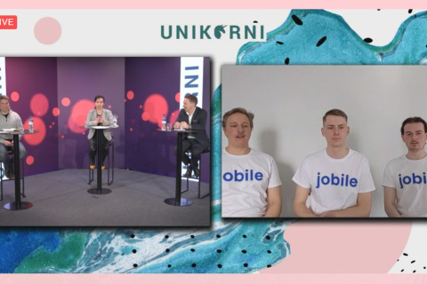 Unikorni-yrittäjyyskilpailun voittajatiimi Jobile.