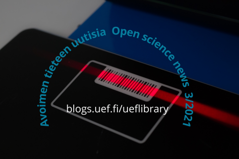 iivakoodi, punainen säde, tektsi Avoimen tieteen uutisia 3/2021 | Open Science News 3/2021 https://blogs.uef.fi/ueflibrary