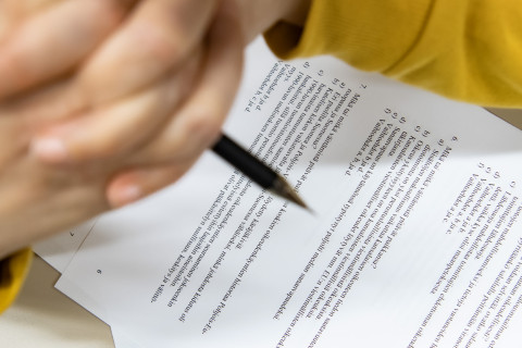 Valintakoetehtäviä.