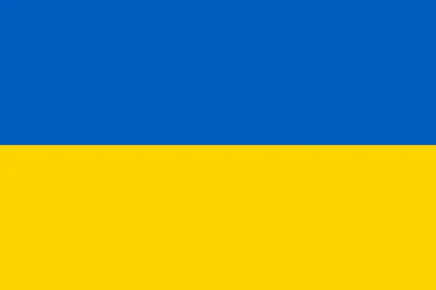The flag of Ukraine, public domain picture