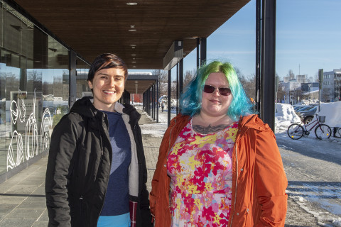 Wisniewska Katarzyna ja Ahonen Tuuli.