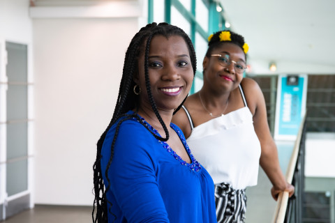 Promo picture of a Master's students