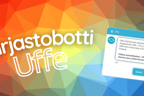 Kuvituskuva kirjastobotti Uffesta