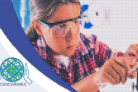 Science4Girls-tapahtuman kuvituskuva
