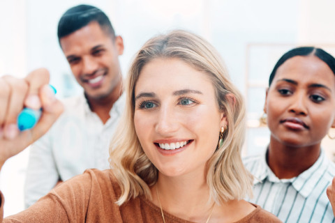 Group of people in a meeting.