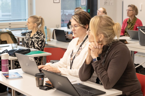 Seminaariyleisöä. Kuva Katri Bäck, Savon Ammattiopisto.