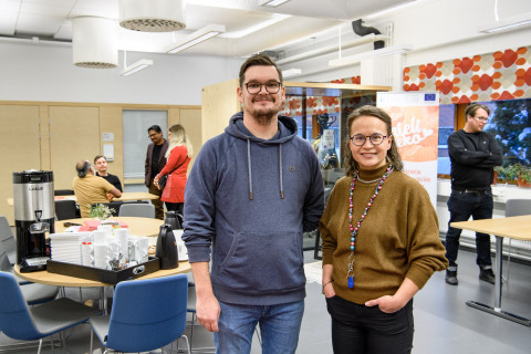 Samuli Koponen ja Sirpa Manninen.