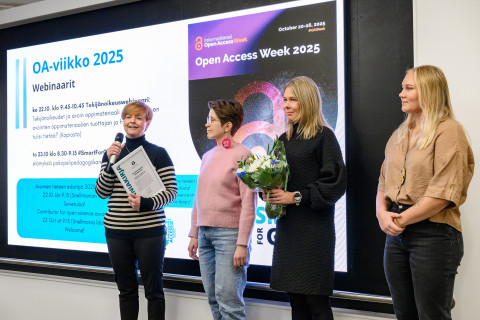  FOODNUTRI project receives Contributor for Open Science Award 2025.