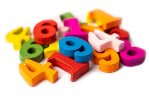 Numerot. Kuva Mostphotos.