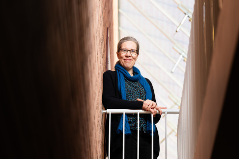 Hanna Lappalainen Joensuun kampuksella.