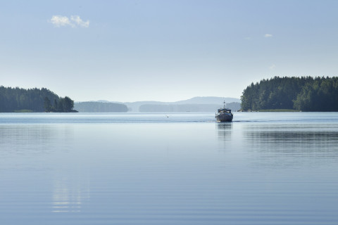 Järvimaisema Kuopiosta. Kuva Vicente Serra, Kuopion kaupunki.