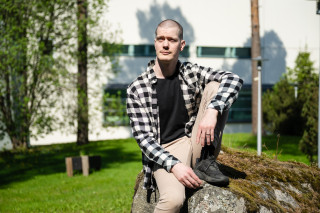 Ympäristötieteen opiskelija Jarkko Hanninen