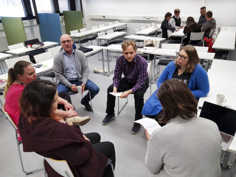 Kuvituskuva mentorointiryhmästä