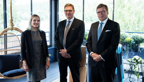 Speakers of the opening ceremony of the University of Eastern Finland´s academic year 2020–2021.