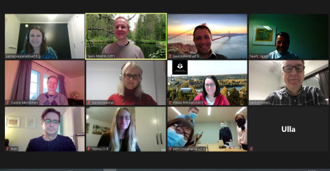 Palvelumuotoilukoulutukseen osallistuneita.