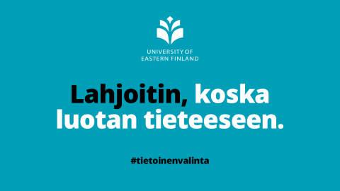 Ladattava kuva lahjoittajalle.
