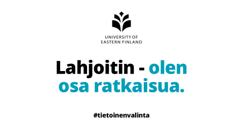 Ladattava kuva lahjoittajalle.