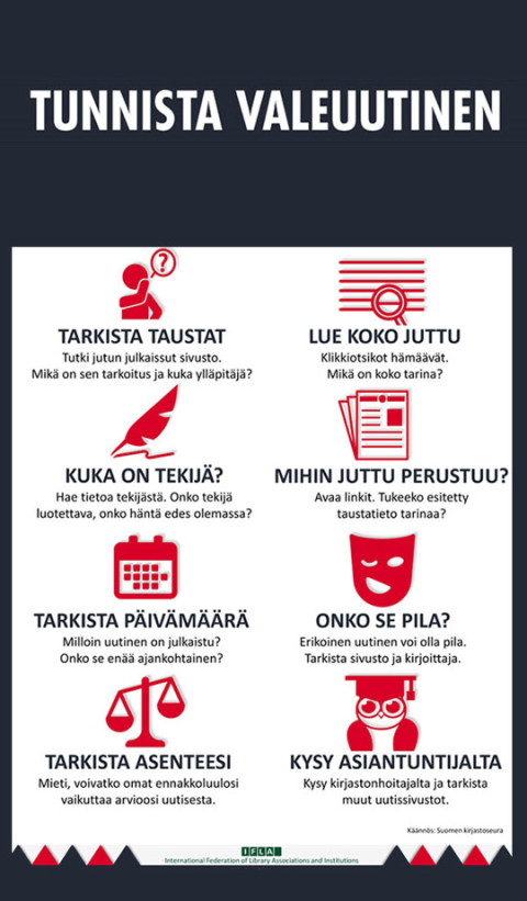 Tunnista valeuutinen