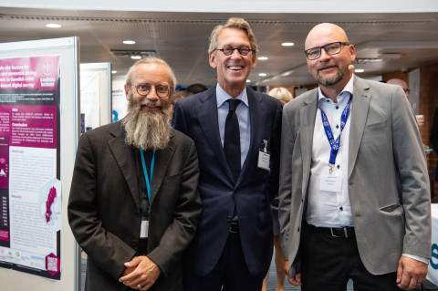 Henrik Zetterberg, Philip Scheltens ja Mikko Hiltunen.