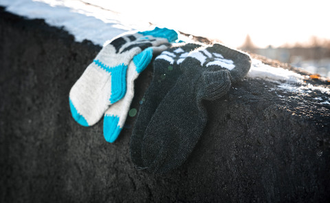 Woolen socks with UEF logo.