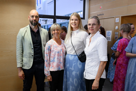 Jyrki Virtanen, Raisa Valve, Soile Käkönen ja Ursula Schwab.