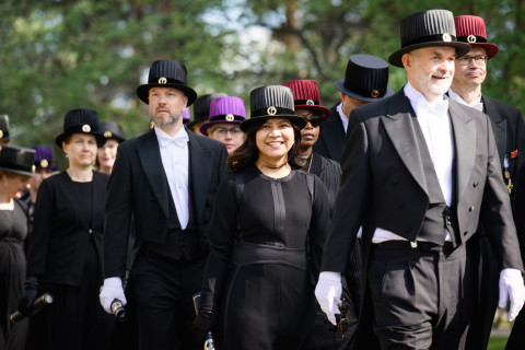 Promootiokulkue Joensuussa 2024.