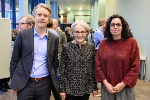 Andreas Røder, Pirkko Härkönen ja Manon van Engeland.