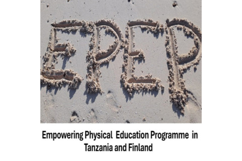 EPEP logo written on sand.