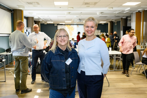 Päivi Eriksson and Tarja Malm.