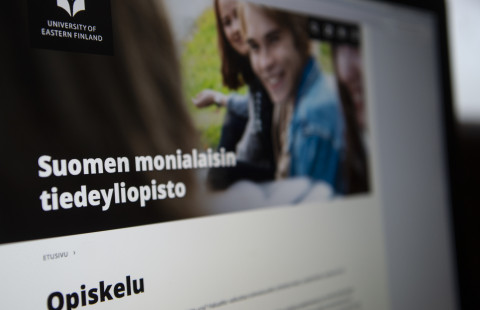 Kuva uudesta verkkosivusta