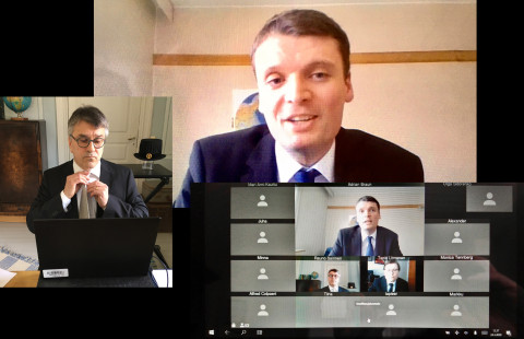 Ruutukaappaus verkossa pidetystä väitöstilaisuudesta