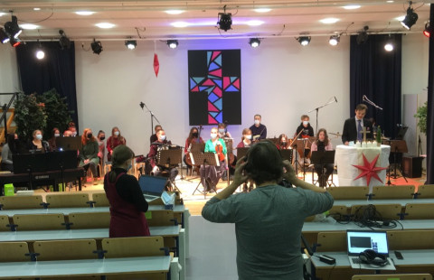 Kuva Joulukirkon viimeisistä harjoituksista