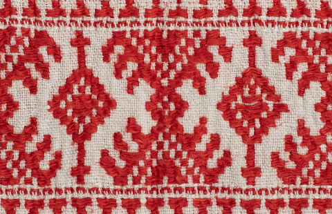 Karjalainen kirjailutyö.