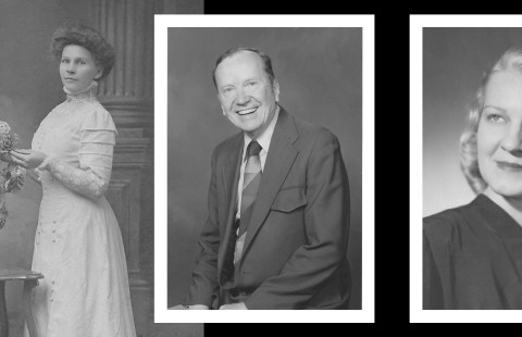 Ida Kokkonen, Louise and Walter Hill.