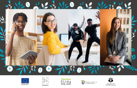 Kuvassa iloisia työntekijöitä