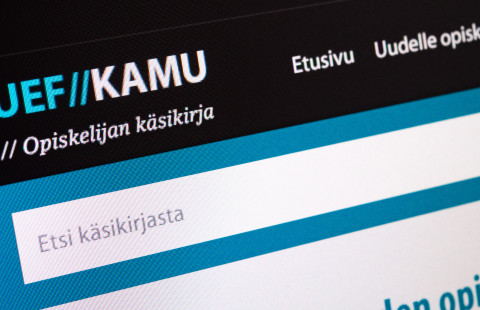 Tietokoneen näyttö.