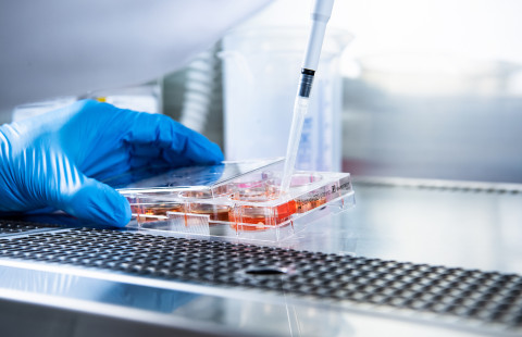 Pipetting in lab environment